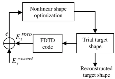 Figure 1. Block diagram of FDTD/feedback loop. 