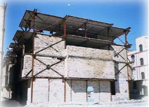 Figure 6. Torsion due to different stiffness around the building. 