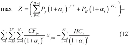 Table 1 in order to determine the earliest and latest 