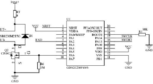 Figure 3. Hardware System Diagram of Intelligent Lock Core. 