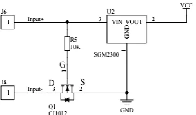 Figure 5. Intelligent Lock Core Power Supply Circuit Diagram. 