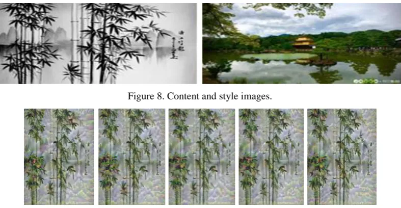 Figure 8. Content and style images. 