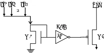 Figure 5. N-input realization of OR gate. 
