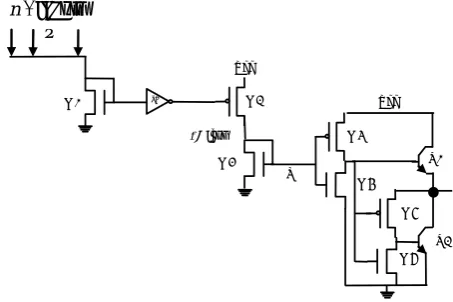 Figure 9 shows a design based on BiCMOS technology. In this circuit the Iout current is applied to transistor M3, through transistor M2