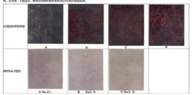 Figure 5. Rust removal level diagram. 