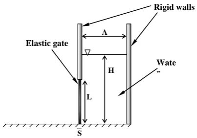 Figure 1. Schematic view of initial configuration. 
