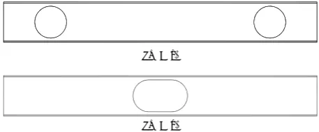 Figure 1. Two common types of reduced web section beams. 