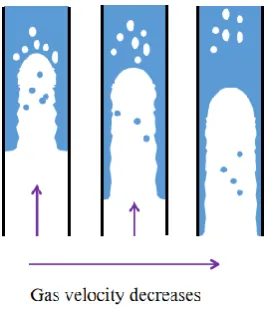 Figure 1. Gas-liquid countercurrent diagram. 