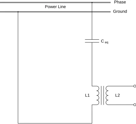 Figure 1. General circuit diagram of power line coupler. 