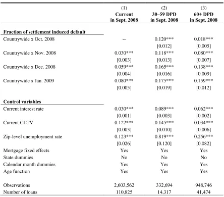 Table 3: ARM2 Base Subsample Results 