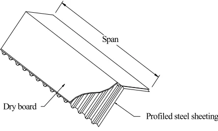 Figure 1. PSSDB folded plate structure. 