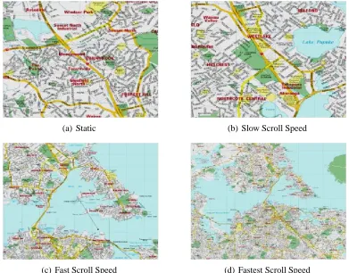 Figure 1.1: Screen-shots from Cockburn & Savage’s Map Browser