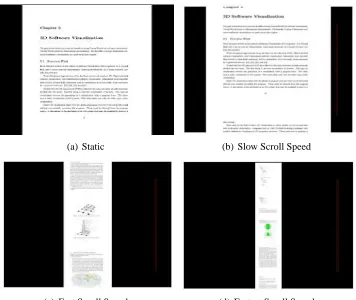 Figure 2.8: Screen Shots from Cockburn & Savage’s Text Document Browser.