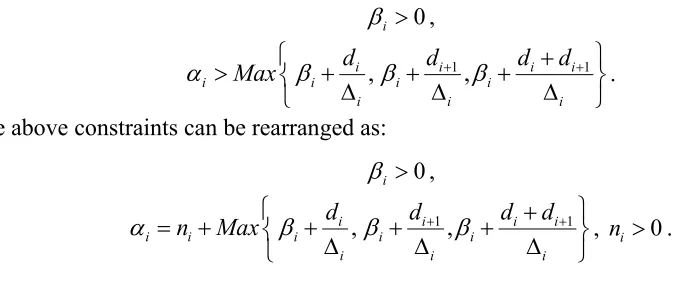 Table 9. A monotone data set.