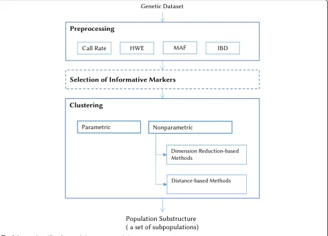 Fig. 1 A general workflow for population structure analysis
