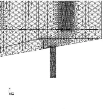 Figure 6.1 Mesh applied to the Proserpine #4 geometry 