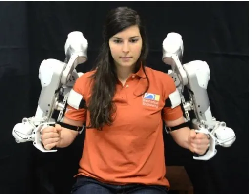 Figure 2. A photo of the rehabilitation robot Harmony.  