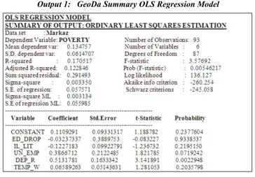 Table 3: OLS Information Criterion
