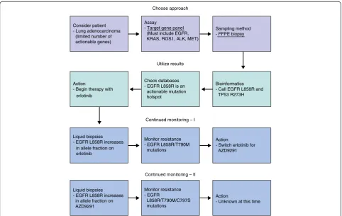 Fig. 5 A representative clinical example of how NGS is utilized in recurrent lung adenocarcinoma