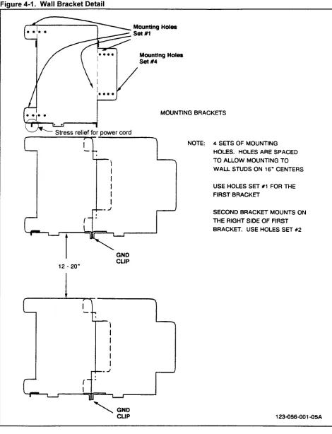 Figure 4-1. Wall Bracket 