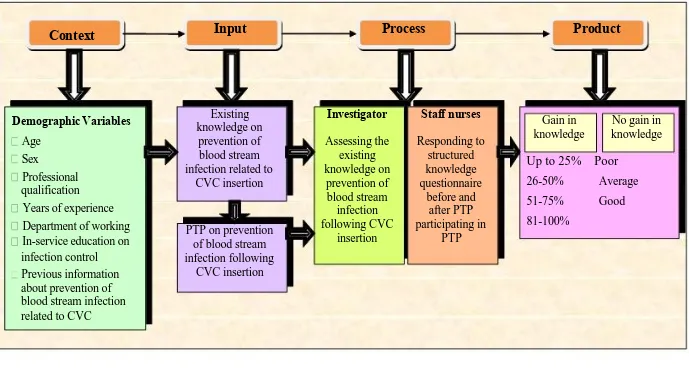 Fig. 1 Conceptual frame work of CIPP modified and developed from Daniel Stufflebeam (1983) 