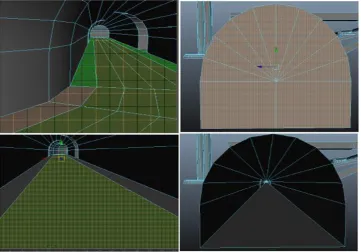 Figure 8. Tunnel model surface number optimization. 
