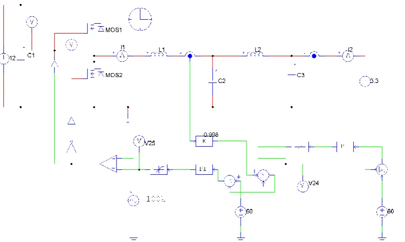 Figure 5. Simulation circuit model diagram. 