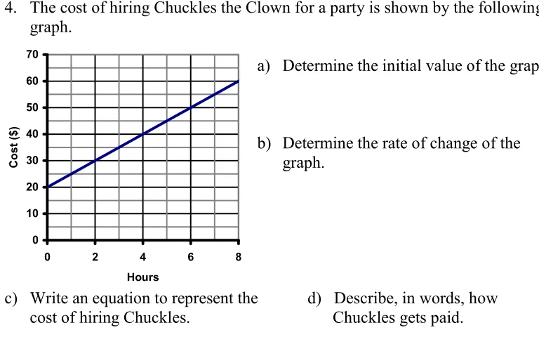 table of values, finding 