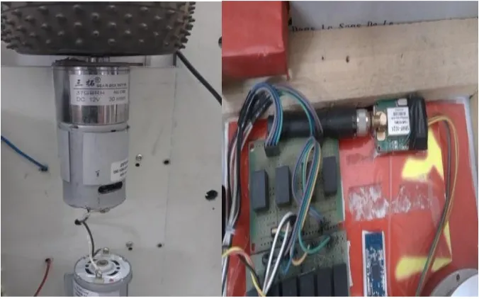 Figure 3. TD-DC motor.            Figure 4.  Wireless communication modular.