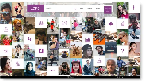 Figure 7. Final home page design