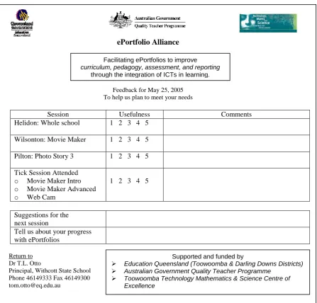 Table C.1: Workshop Survey 
