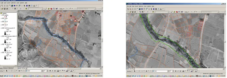 Figure 5: Integration of cadastral data with Orthophoto                   
