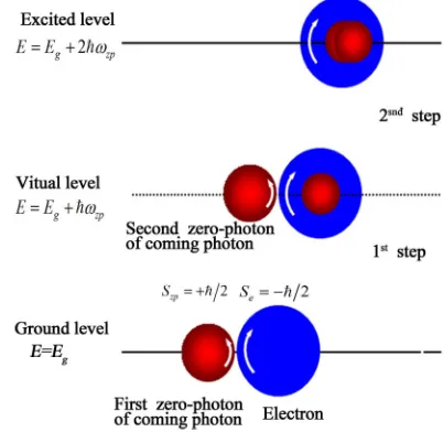 Figure 7. Process of stimulated absorption. 