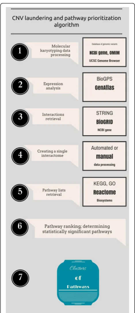 Fig. 1 Data laundering algorithm for CNV prioritization