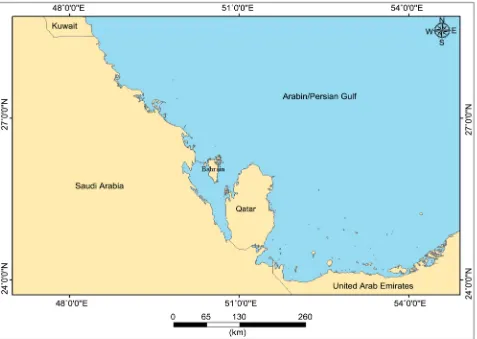 Figure 1. Study site (Kingdom of Bahrain). 