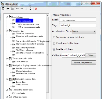 Figure 3. Menu editor schematic. 