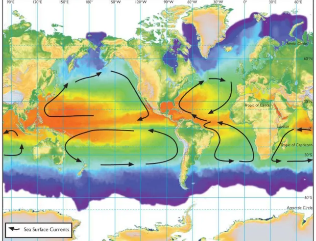 Figure 5-9a Sea-Surface Temperature in August