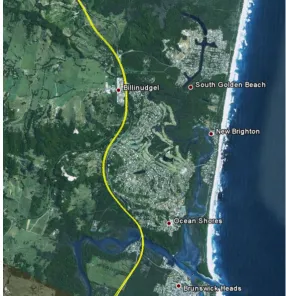 Figure 3.9 – Pacific Highway, Brunswick Heads(Source: Google Earth, 2008)