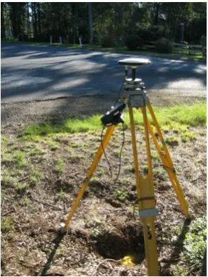 Figure 3.4 – Typical Field setup showing ProMark3 with 1m long antenna cable. 