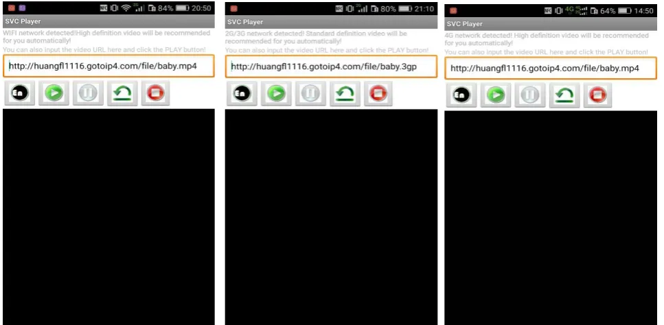 Figure 7. The APP initialization     Figure 8. The APP automatic detect            Figure 9
