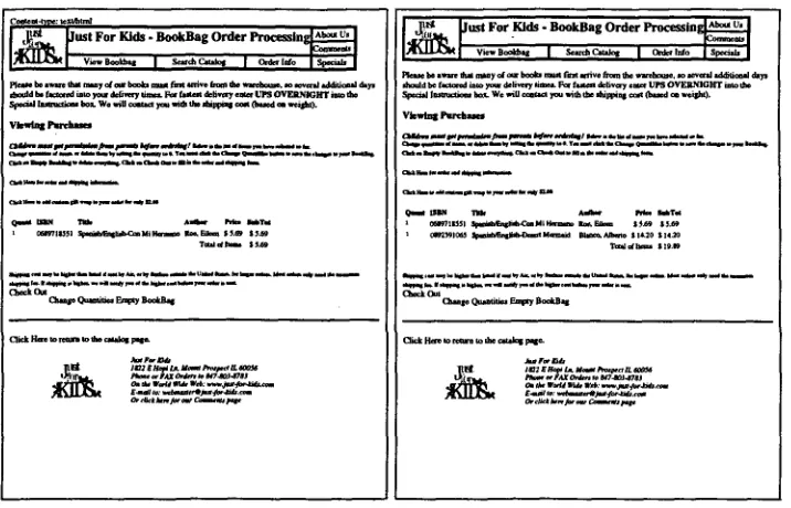 Figure 3: Structurally similar pages that are not translations 