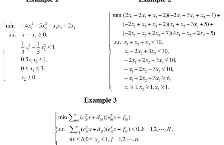 Table 1. Results of the numerical contrast experiments 1–2. 