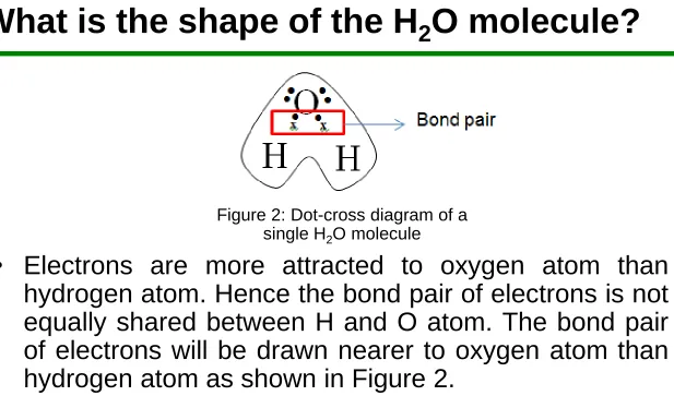 Figure 2: Dot-cross diagram of a single HO molecule 