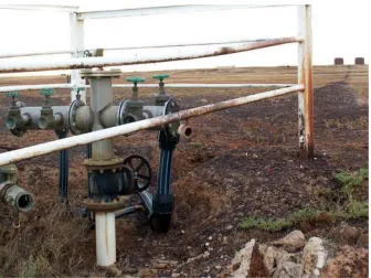 Figure 2.4 Controlled Bore Piped to Tanks, Source: DNR&W 