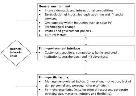 Figure 4: Framework of the causes of business failure 