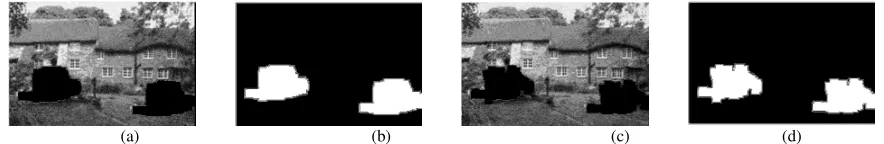 Figure 3. (a), (b) and (c) are the approximation sub-bands images, (d), (e) and (f) are the marking results, (g), (h) and (i) are the final results 