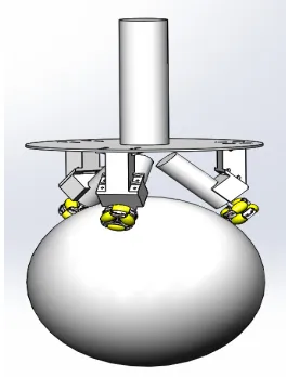 Figure 1. The spherical-wheeled robot.                                       Figure 2