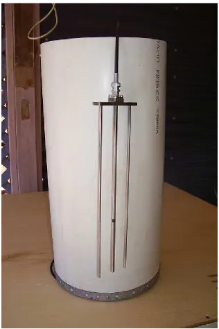 Figure 6.1 Laboratory Testing Tube (with Prototype Probe shown)