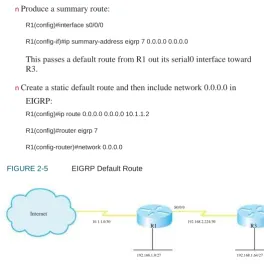 FIGURE 2-5 EIGRP Default Route 