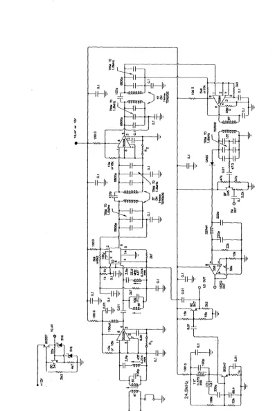 Figure 2.2: The circuit diagram for the 26.2 MHz receivers. 